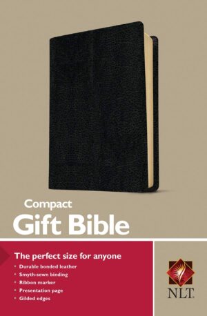 NLT Compact Gift Bible, Black