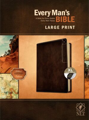 NLT Every Mans Bible, Large Print, Deluxe Explorer Edition
