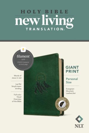 NLT Personal Size Giant Print Bible, Filament Edition