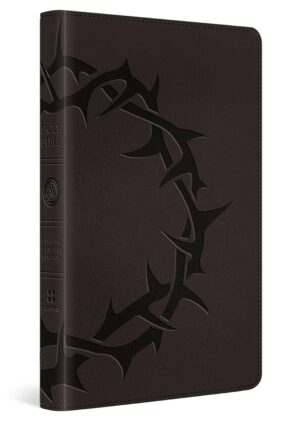 ESV Thinline Bible, Charcoal, Crown Design