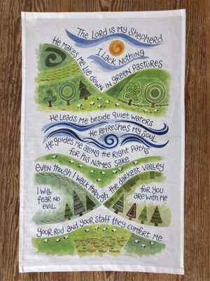 The Lord is My Shepherd Tea Towel