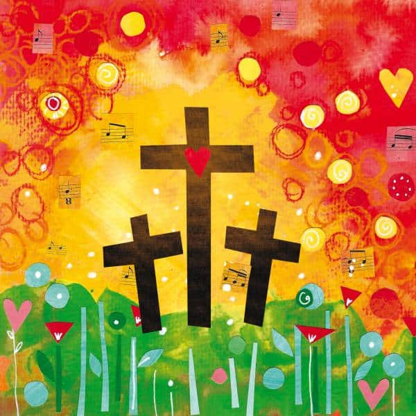 Three Crosses Easter Cards (pack of 5) | St Andrews Bookshop