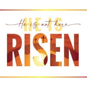 Risen Easter Cards (pack of 5)