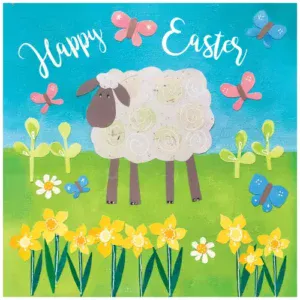 Happy Easter Sheep Easter Cards (pack of 5)
