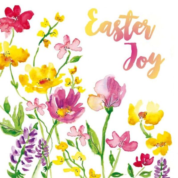Easter Joy Flowers Easter Cards (pack of 5) | St Andrews Bookshop