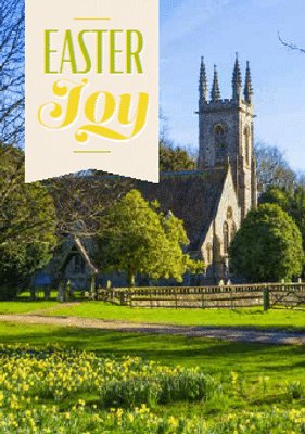 Compassion Charity Easter Cards: Church/Joy (5 pack)