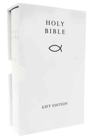 KJV Compact Gift Bible, White