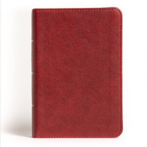 NASB Large Print Compact Reference Bible, Burgundy