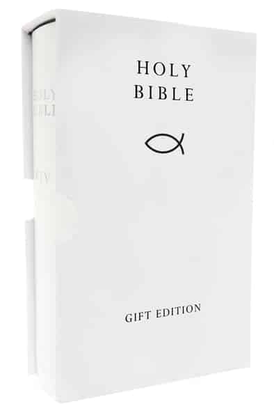 KJV Compact Gift Bible, White