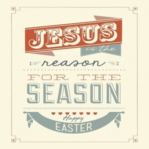 Pack of 5 – Tearfund Easter Jesus is The Reason Greeting Card