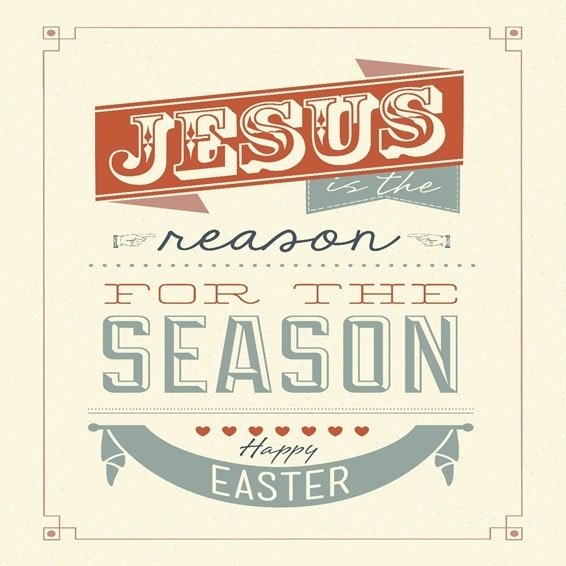 Pack of 5 – Tearfund Easter Jesus is The Reason Greeting Card