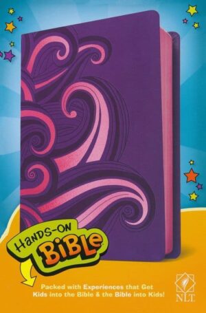 NLT Hands-On Bible, Purple/Pink Swirls