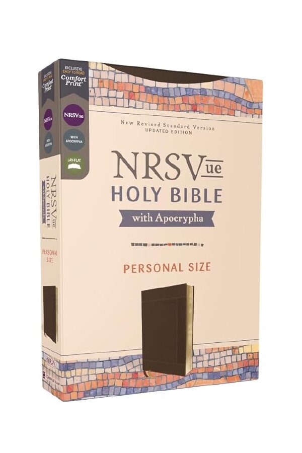 NRSVue Personal Size, Comfort Print, Brown with Apocrypha