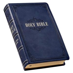 KJV Giant Print, Navy blue, Thumb-Indexed