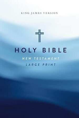 KJV Large Print Outreach New Testament Bible, Blue