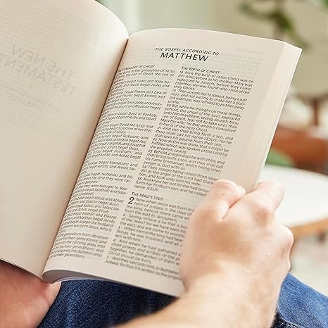 KJV Large Print Outreach New Testament Bible, Blue - Image 2