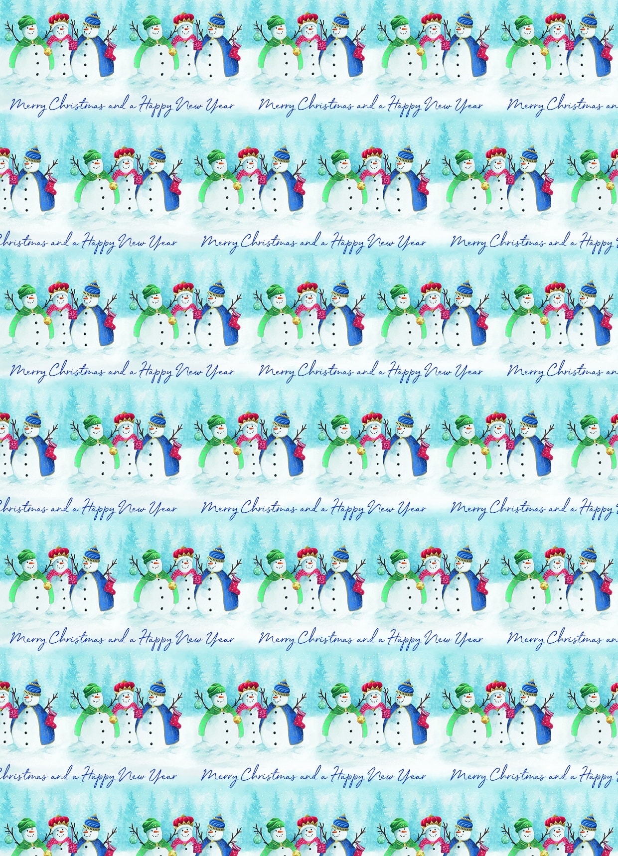 Snowkings and Candlelight Gift Wrap