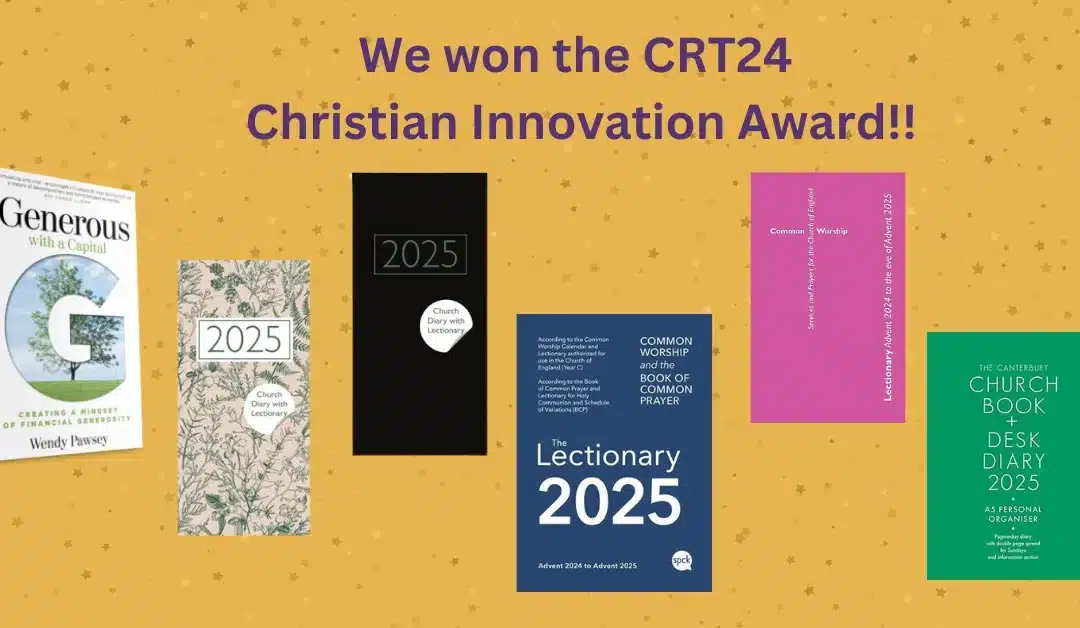 We won the CRT24 Christian Innovation Award!!