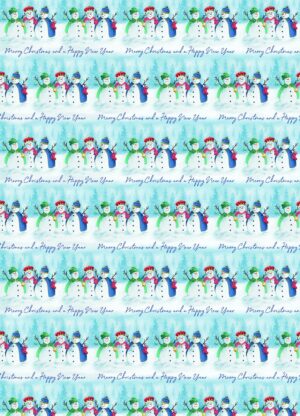 Snowkings and Candlelight Gift Wrap