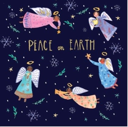 Peace on Earth Multi Angels - (Pack of 10)
