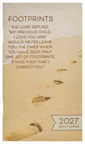 Planner-2027-Footprints In The Sand Daily Planner