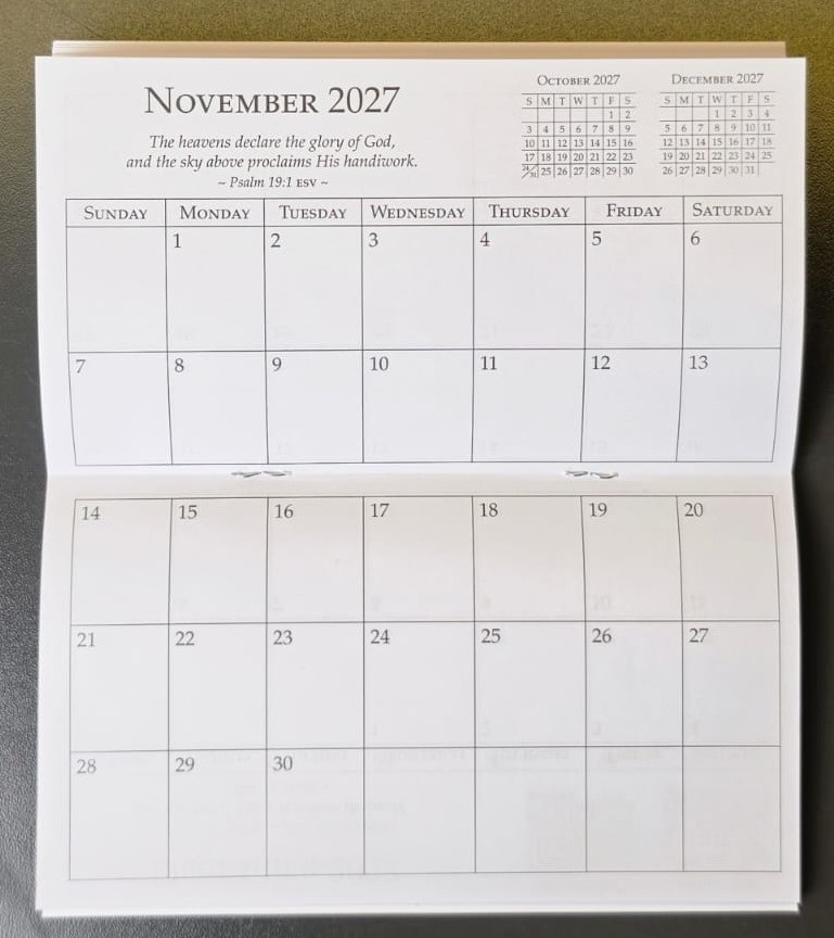 Planner-2027-Pray Without Ceasing Daily Planner (1 Thess. 5:16) - Image 2