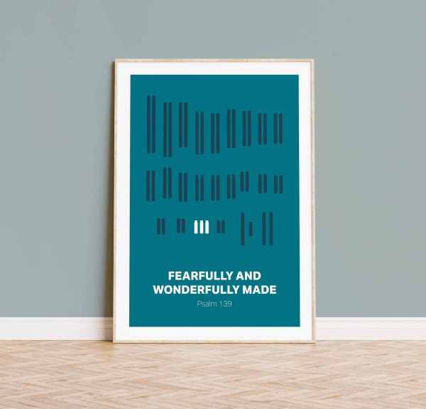Chromosomal variations Psalm 139 poster