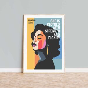 Proverbs 31 Christian poster