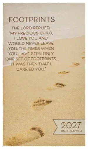 Planner-2027-Footprints In The Sand Daily Planner