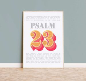 Psalm 23 poster