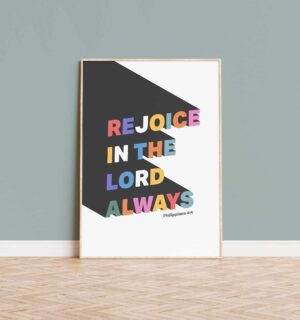 Rejoice in the Lord poster