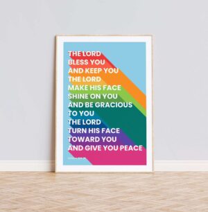 The Lord bless you and keep you poster