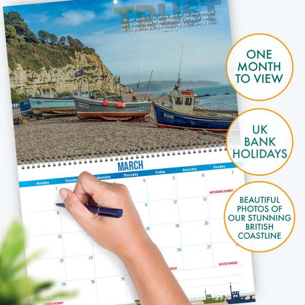 Inspirational Coastal Calendar 2027 - Image 2