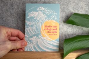God Is Our Refuge A6 Postcard