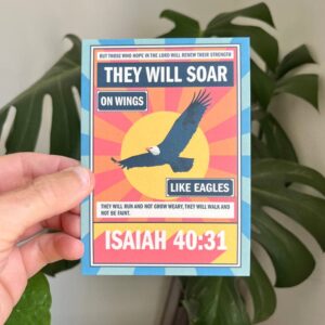 They Will Soar A6 Postcard