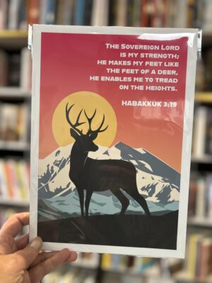 Habakkuk 3:19, The Sovereign Lord A4 Poster