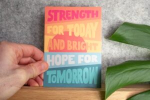 Strength For Today A6 Postcard