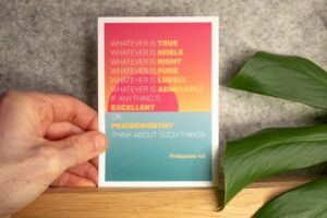 Whatever Is True A6 Postcard