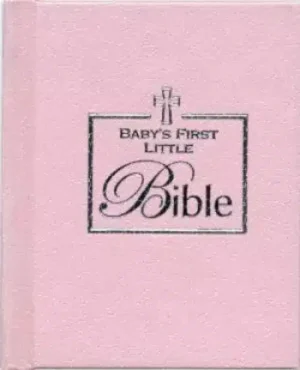 First Baby Story Book Bible Pink