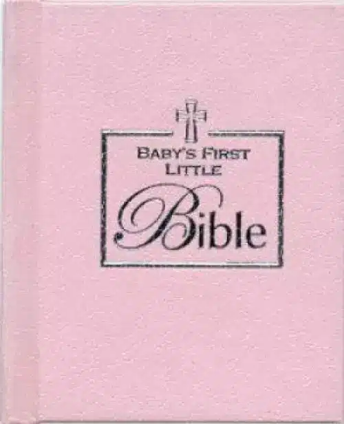 First Baby Story Book Bible Pink