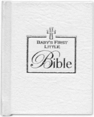 First Baby Story Book Bible White