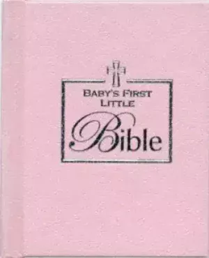 First Baby Story Book Bible Pink