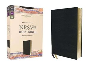 NRSVue Bible, Leathersoft, Black, Comfort Print