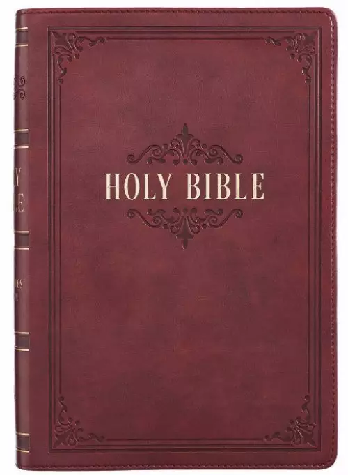 KJV Giant Print, Burgundy