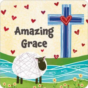 Amazing Grace Sheep Easter Coaster