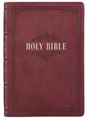 KJV Giant Print, Burgundy
