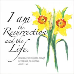 I Am The Resurrection pack of 5 Easter Cards (Just Cards Direct)