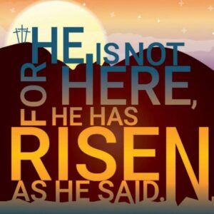 He is Risen Sunrise pack of 5 Easter Cards (Just Cards Direct)