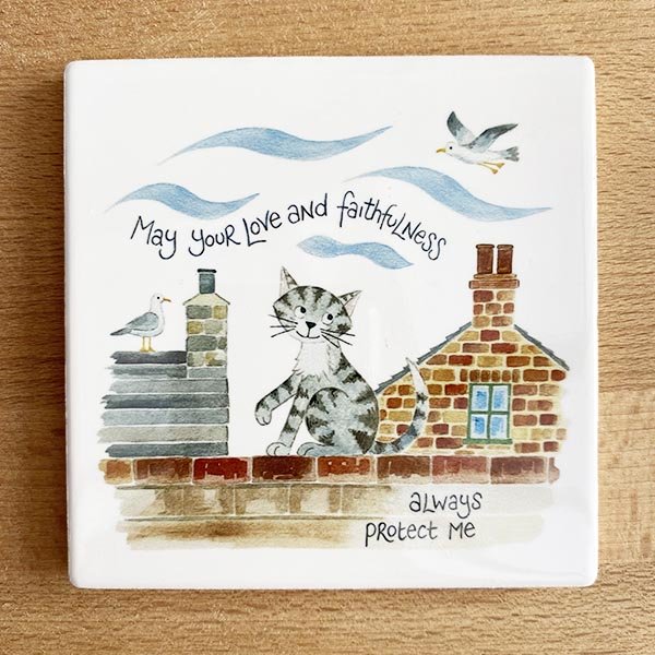 May Your Love and Faithfulness Protect Me Coaster