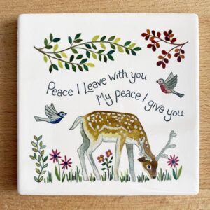 My Peace I Give You Coaster